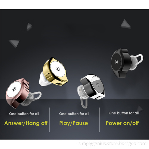 V4.1 smallest bluetooth headphone headset without wire wholesale
